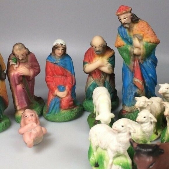 Nativity Scene Christmas display Mary baby Bartolini Hijo Taller - Picture 7 of 13
